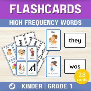 ORT Flashcards High Frequency Words