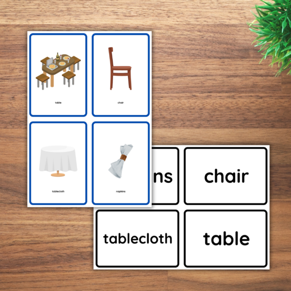 Around the House Flashcards Everyday Vocabulary